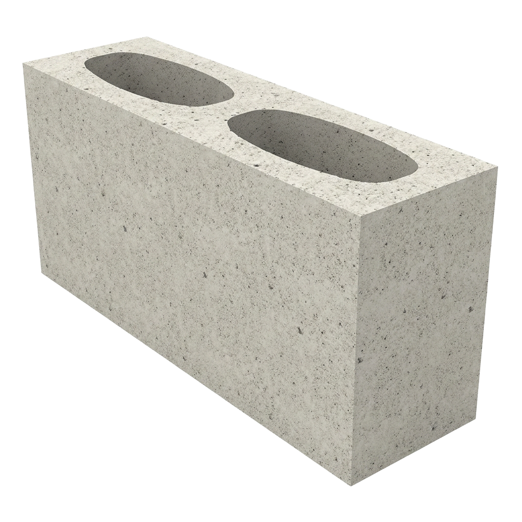 Bloco de concreto, símbolo da construção sólida do TCC